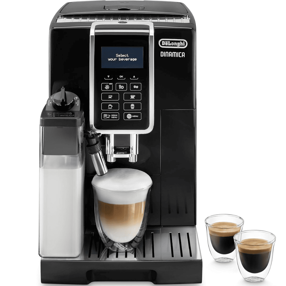 DeLonghi Dinamica ECAM35015B エスプレッソマシン Delonghi ECAM350.55B, Dinamica Super Automatic Espresso Cappuccino