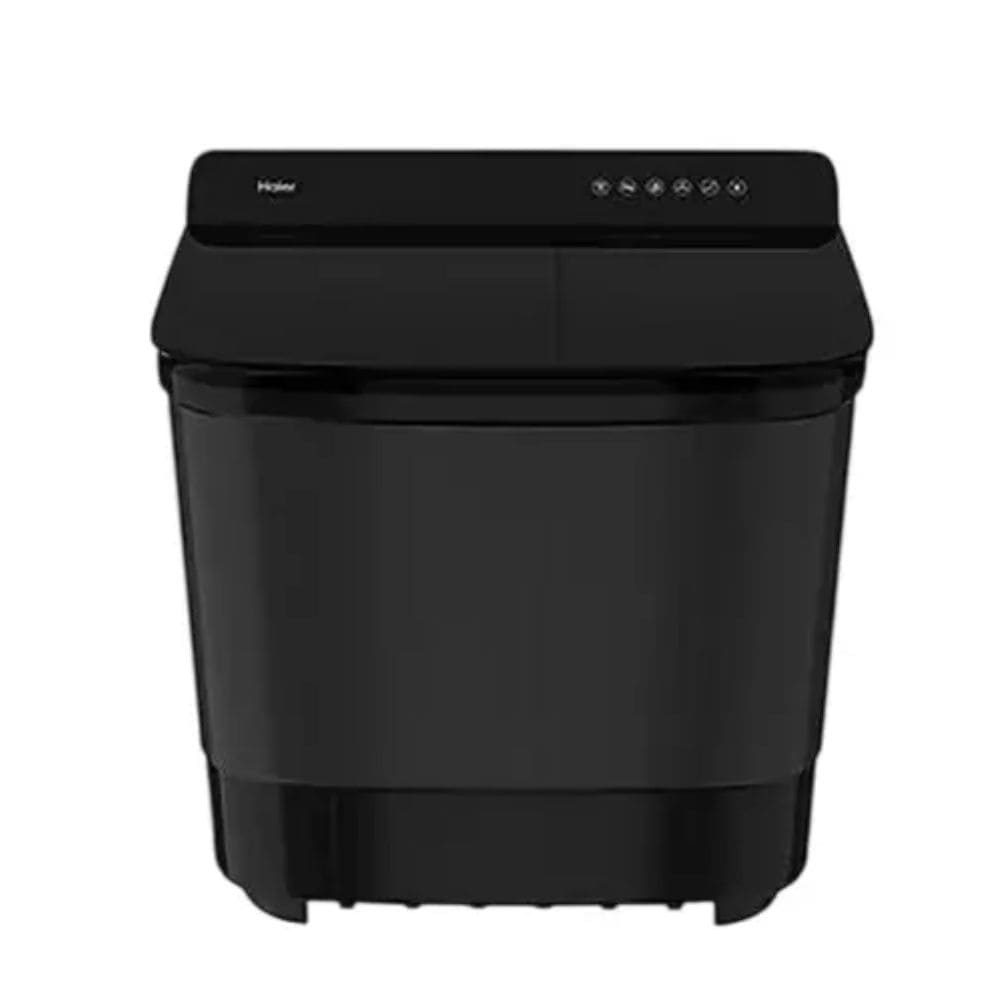 Haier 12 Kg 5 Star Semi-Automatic Top Load Washing Machine (HWM120-688VBK,Black)