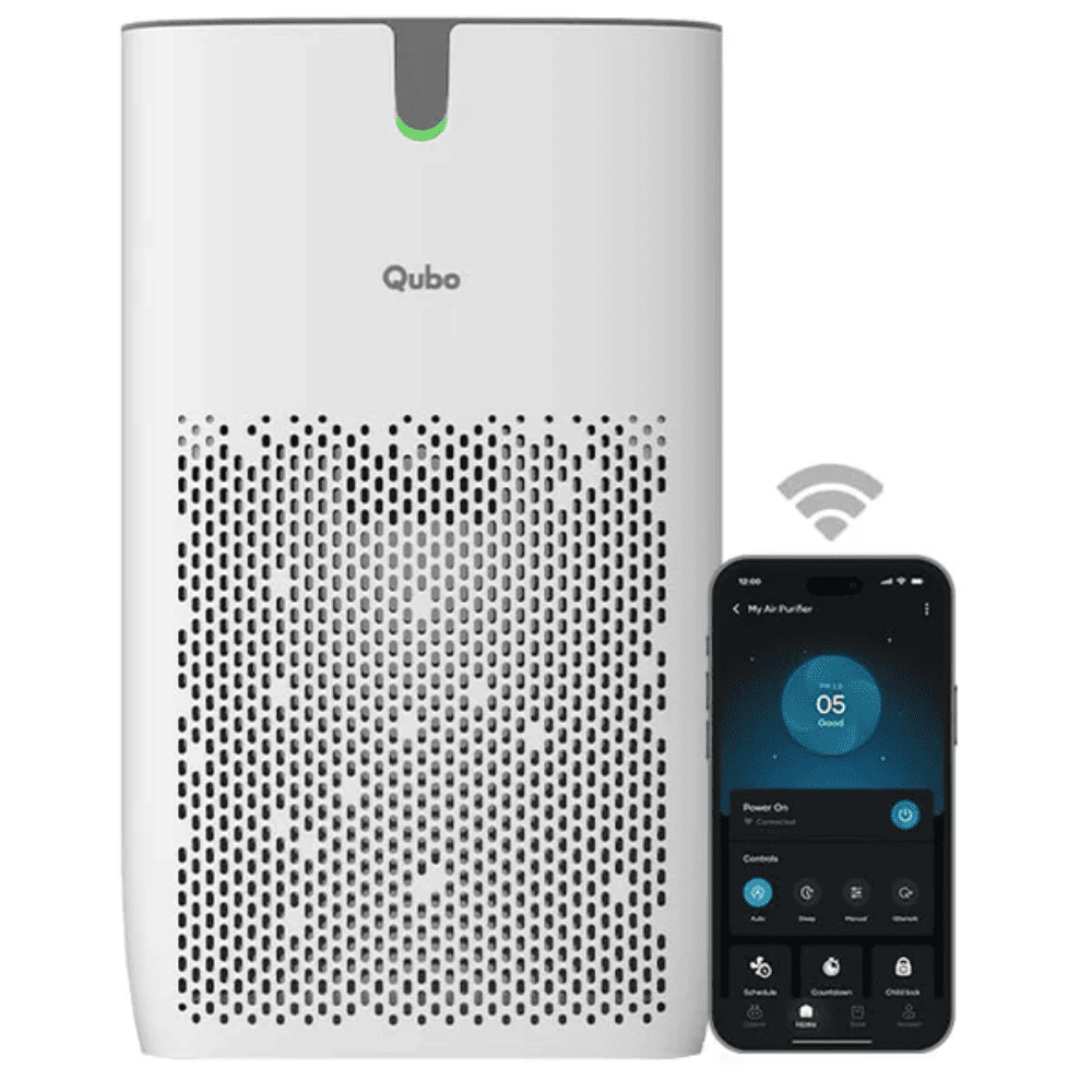 Qubo Q400 Smart Room Air Purifier with HEPA 13 Filter (400 Sqft,White)