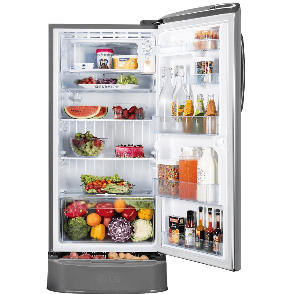 LG 210 Ltrs 3 Star, Inverter Direct Cool, Single Door Refrigerator (GL-D231APZU)