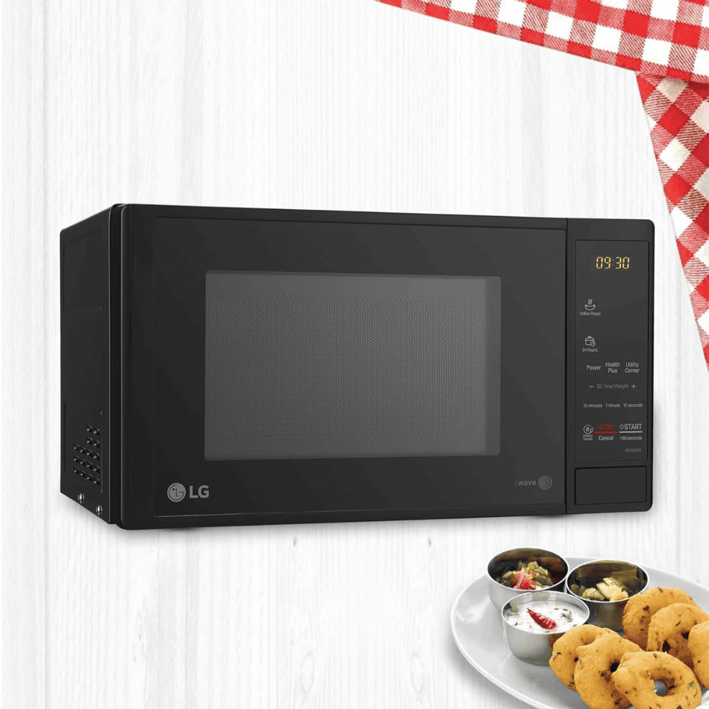 LG 20 Ltrs Solo Convection Microwave Oven All in One Charcoal (MS2043DB,Black)