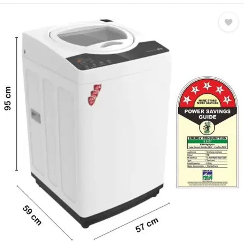 IFB 7 Kg 5 star Fully-Automatic Top Load Washing Machine (TL-R1WH 7.0KG AQUA, white)
