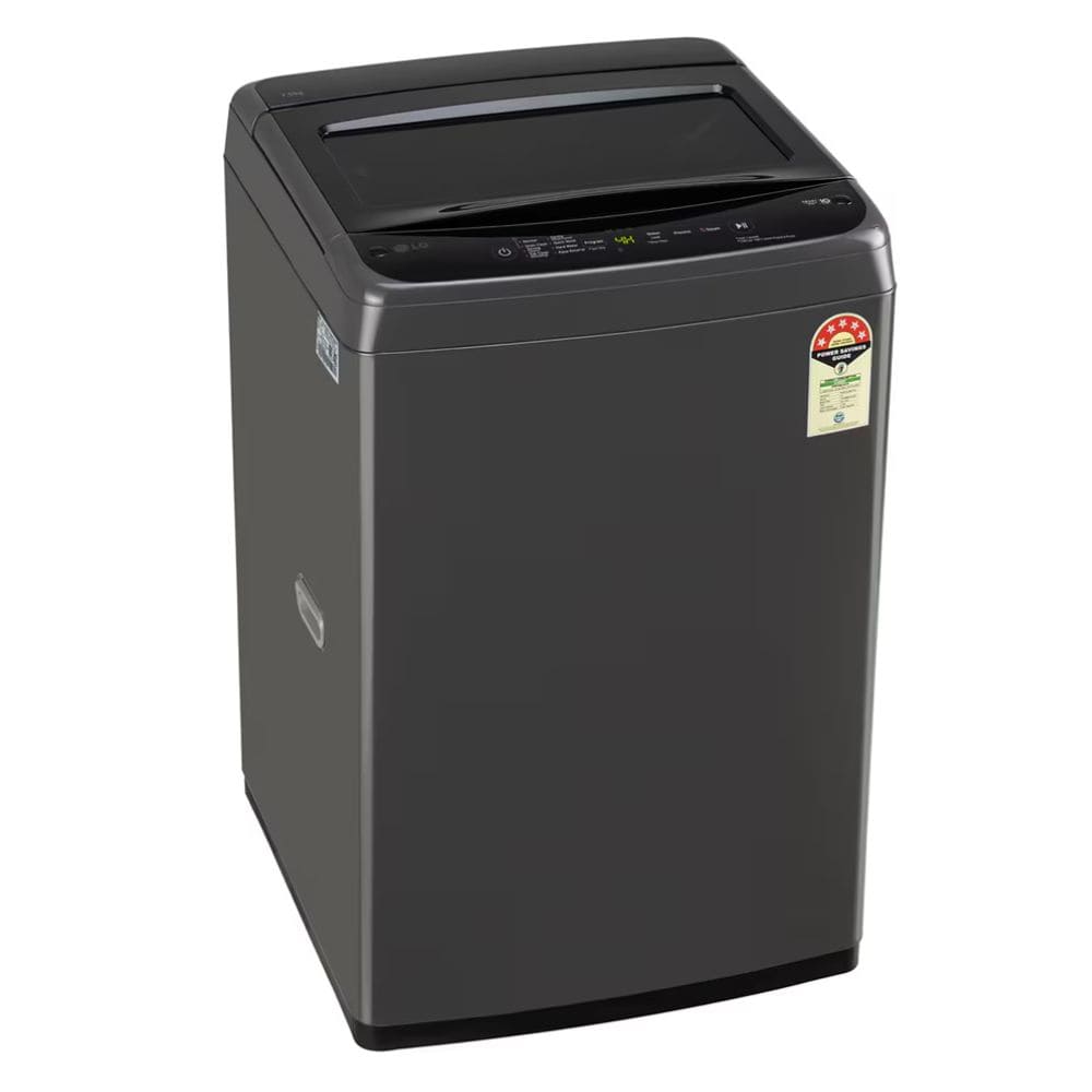 LG 7.5 Kg 5 Star Fully-Automatic Top Load Washing machine (T75VBMB1S, Grey)