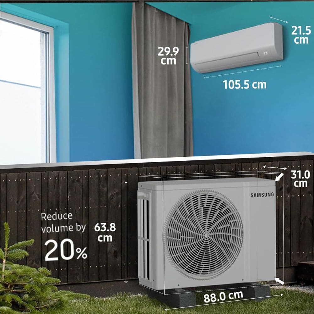 Samsung 2.0 Ton 3 star Inverter Split Air Conditioner (Bespoke AI WIndFree, AR50H24D1XH)