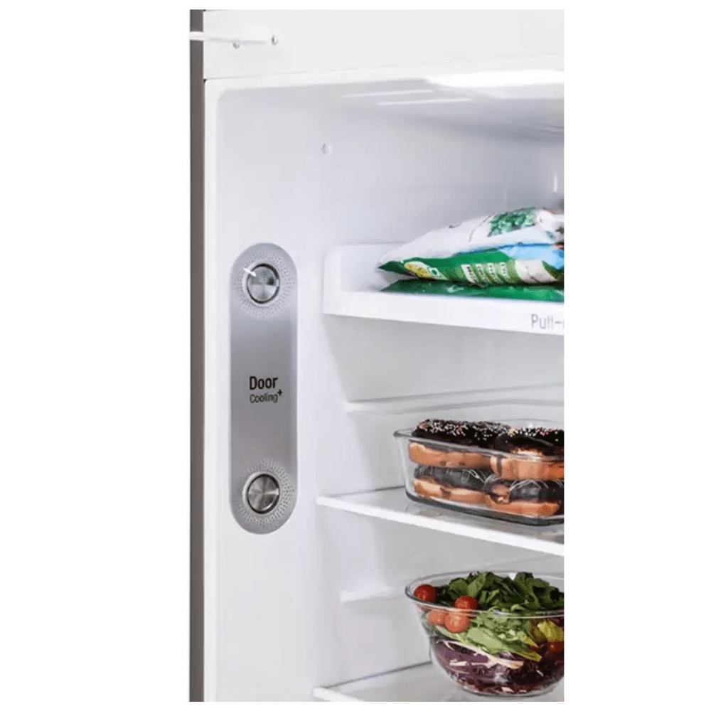LG 437 Ltrs 2 Star Inverter Frost Free Double Door Refrigerator (GL-T432APZY, Shiny Steel)