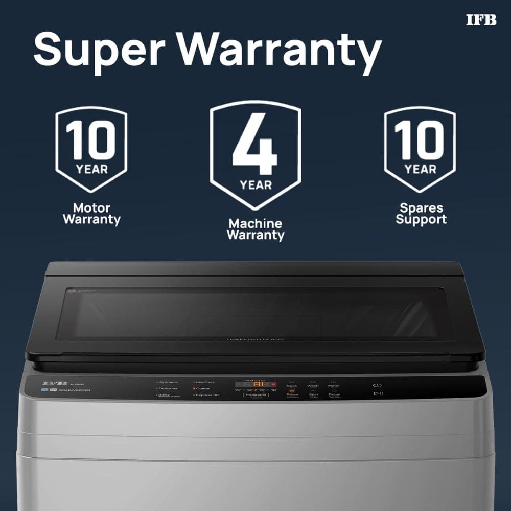 IFB 6.5 Kg 5 star Fully-Automatic Top Load Washing Machine (TL650MG1ID, silver)