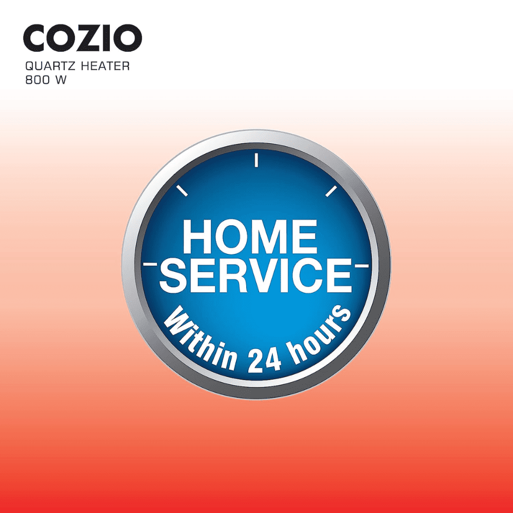 Havells 800 Watts Cozio Quartz Room Heater (GHRGHBGW080, White)