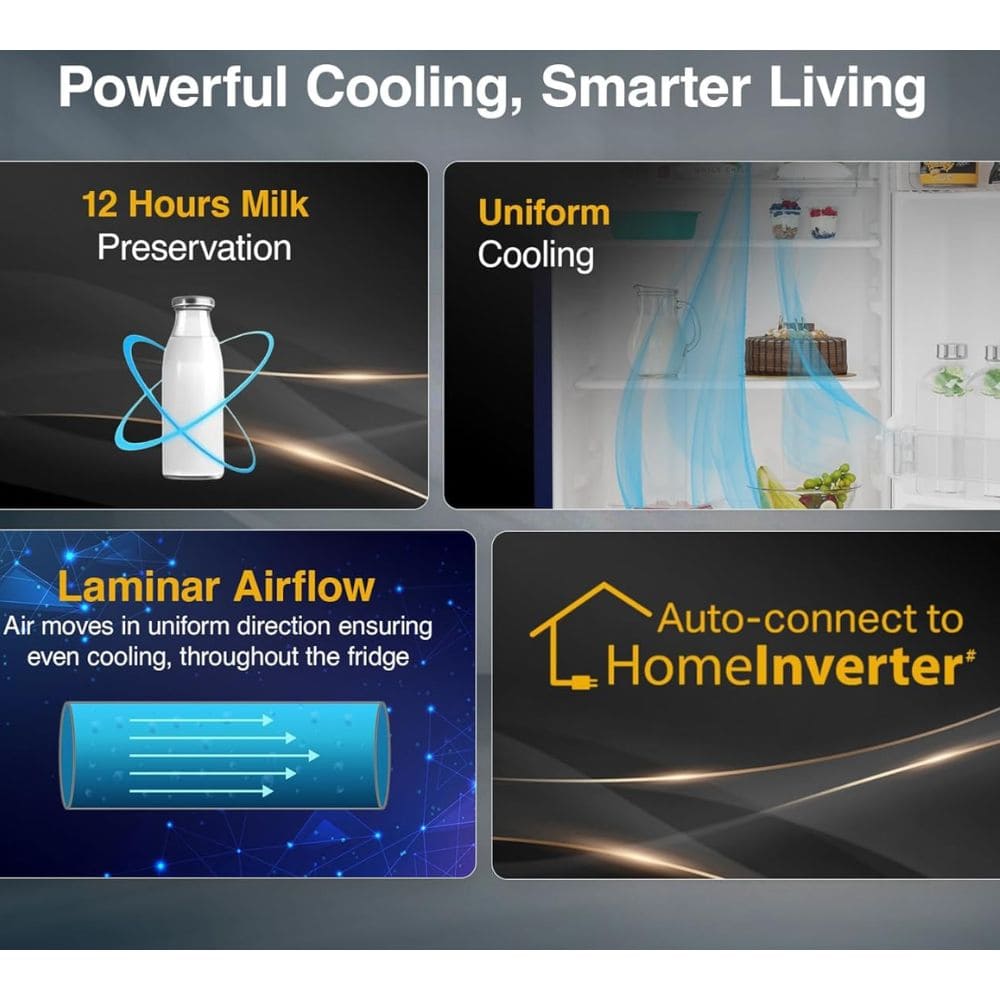 Whirlpool 190 Ltrs 1 Star, Inverter Direct Cool, Single Door Refrigerator (205 IMPC PRM 1S SAPPHIRE)