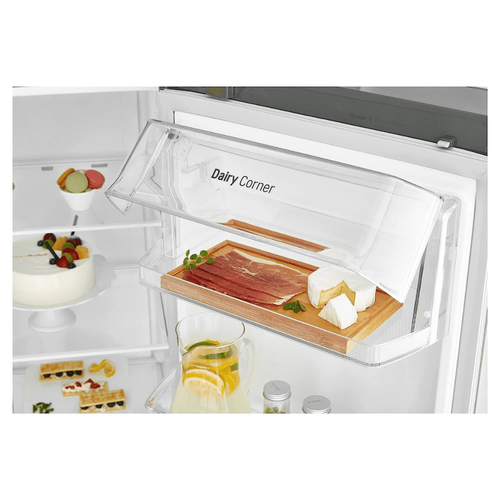 LG 688 Ltrs 5 Star Smart Frost Free Side by Side Refrigerator (GC-B257KQDV, Graphite Steel)