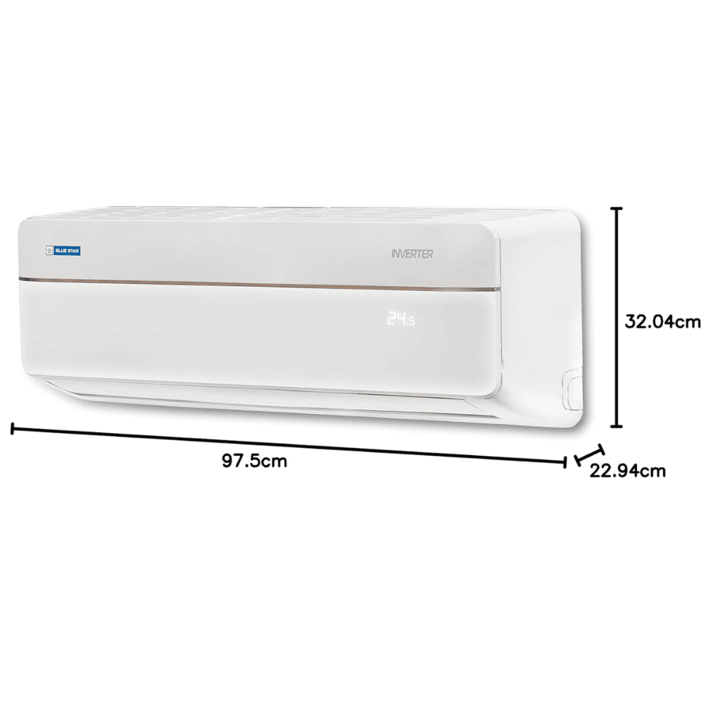 Blue Star Heavy Duty 1.5 ton 3 Star Inverter split Air Conditioner (IC3189VCUHD)
