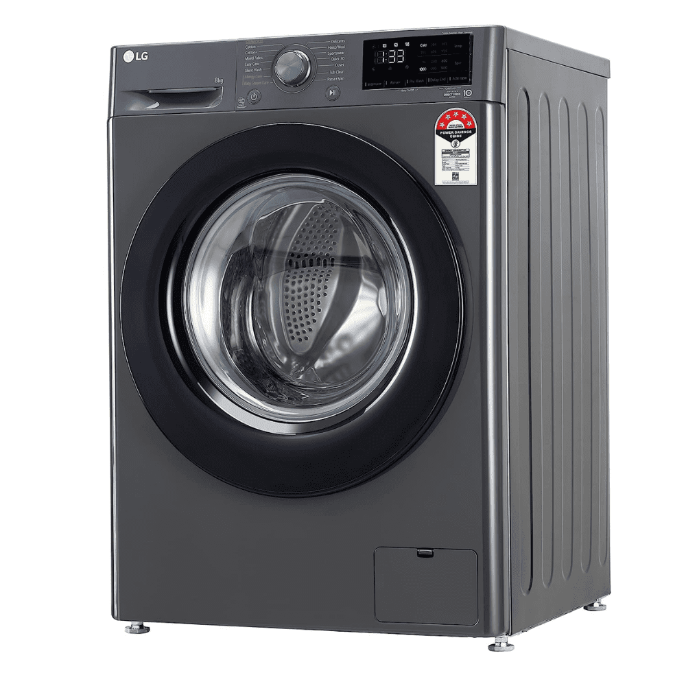 LG 8 Kg 5 Star Inverter Wi-Fi Fully-Automatic Front Load Washing Machine (FHP1208Z5M, Middle Black)