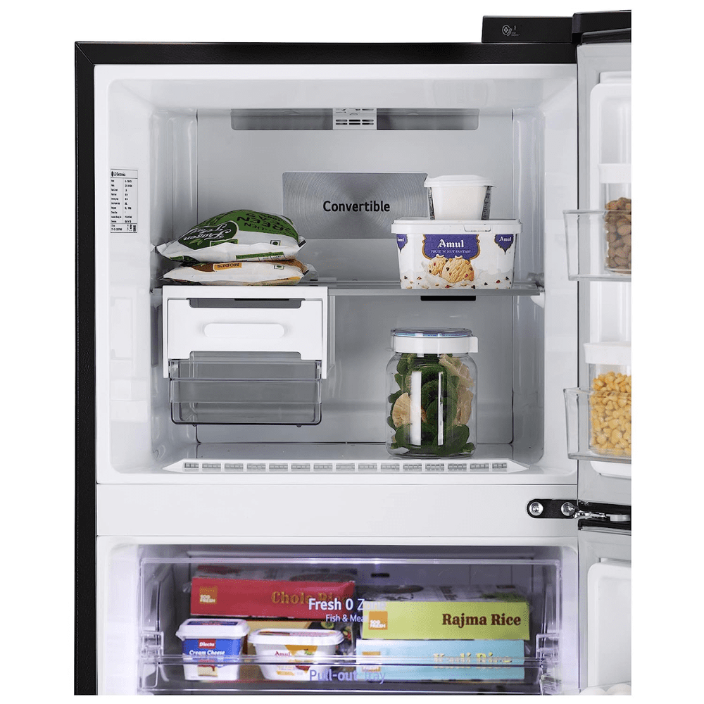 LG 360 Ltrs 3 Star Smart Wi-Fi +Inverter Frost Free Double Door Refrigerator (GL-T382VESX, Ebony Sheen)