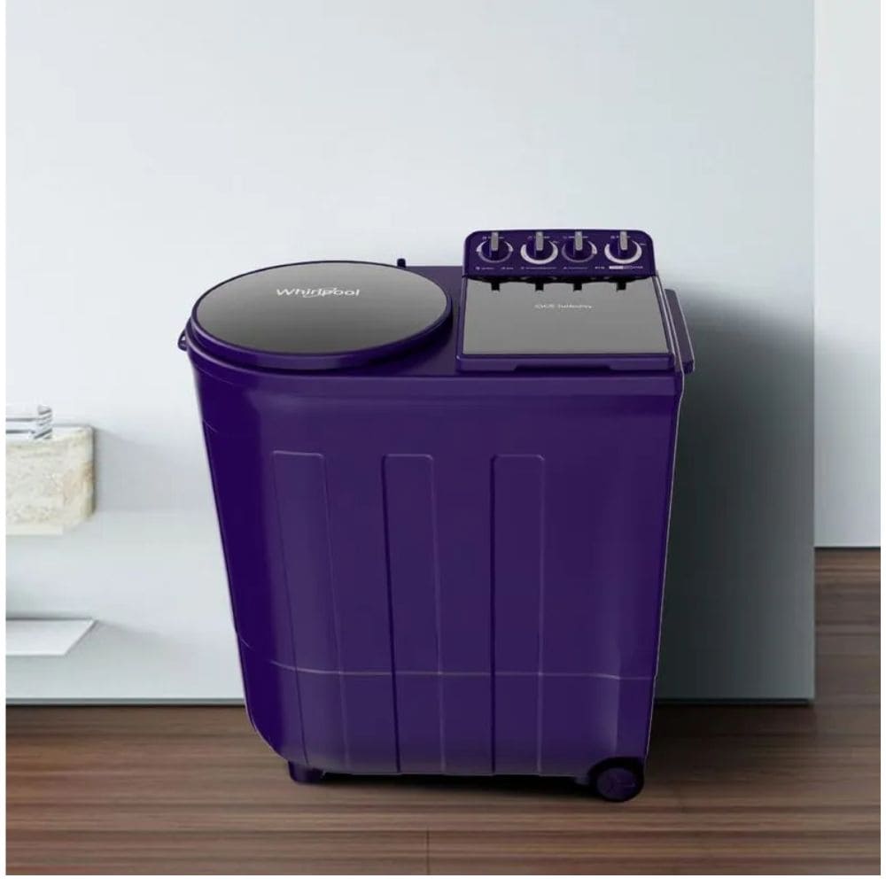 Whirlpool 8.5 Kg 5 Star Semi-Automatic Top Load Washing machine (ACE 8.5 TRB DRY XTRAA DZL 10Y, Purple)