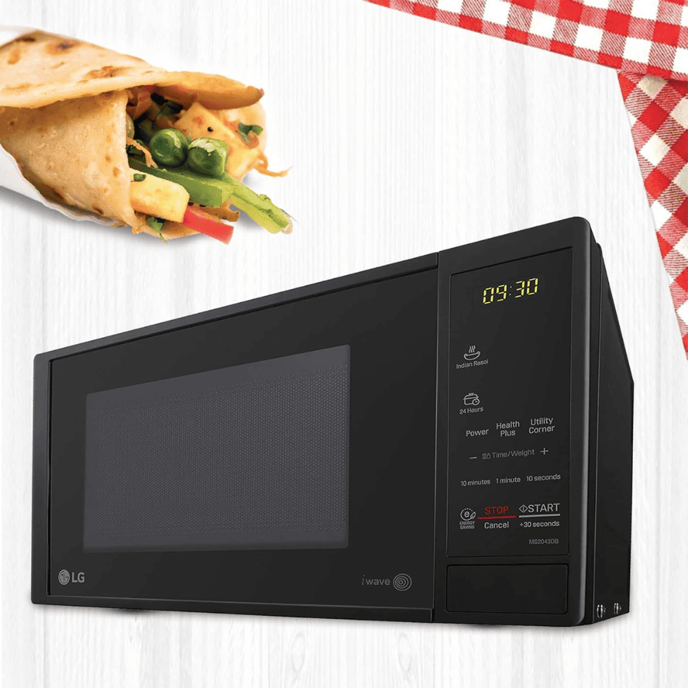 LG 20 Ltrs Solo Convection Microwave Oven All in One Charcoal (MS2043DB,Black)