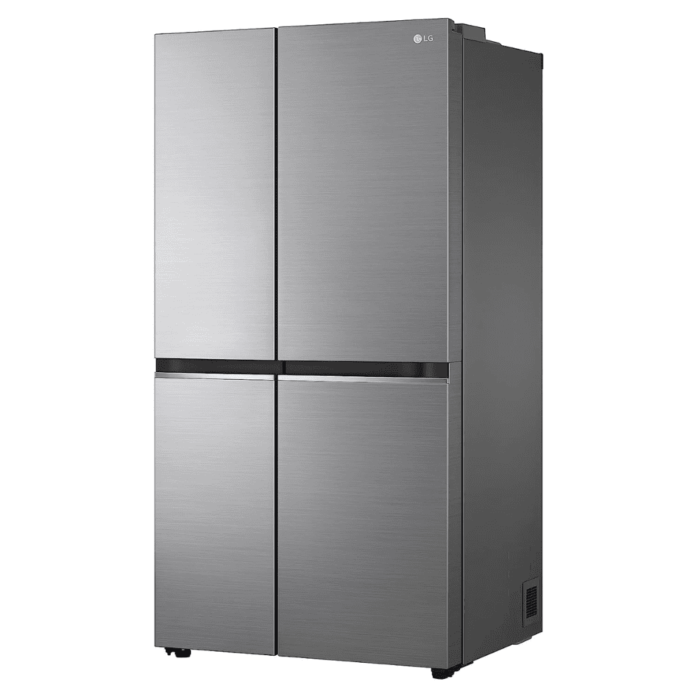 LG 694 Ltrs 5 Star Smart Frost Free Side by Side Refrigerator (GC-B257SLUV, Platinum Silver)