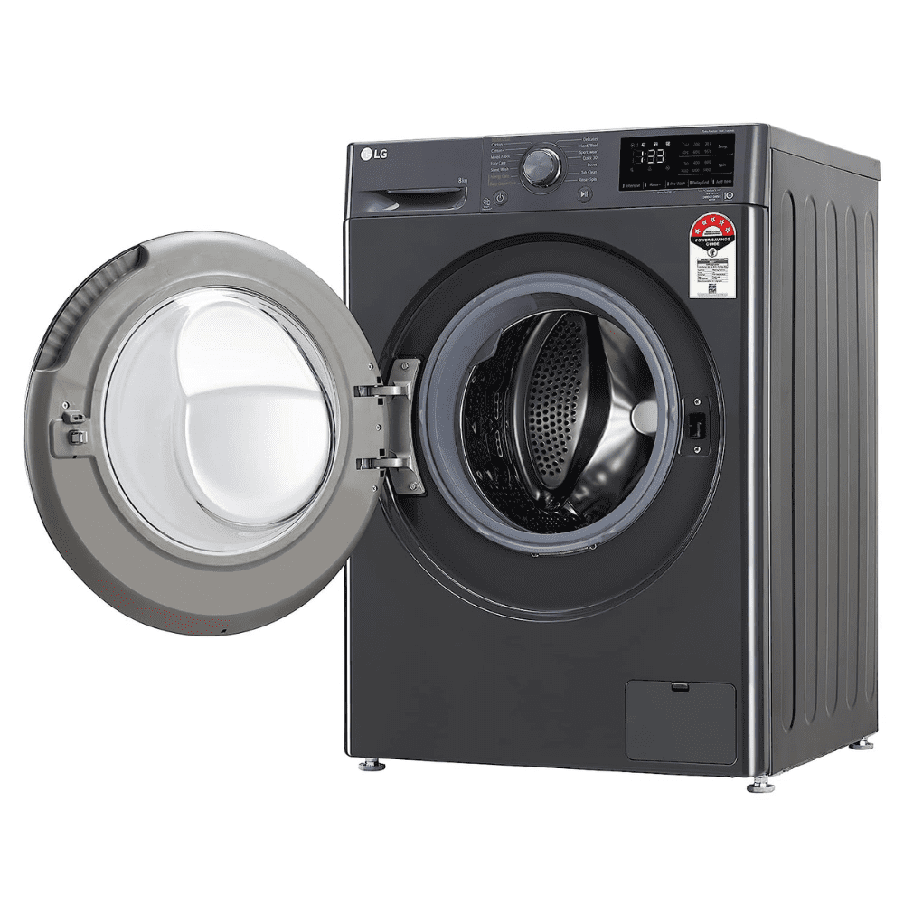 LG 8 Kg 5 Star Inverter Wi-Fi Fully-Automatic Front Load Washing Machine (FHP1208Z5M, Middle Black)