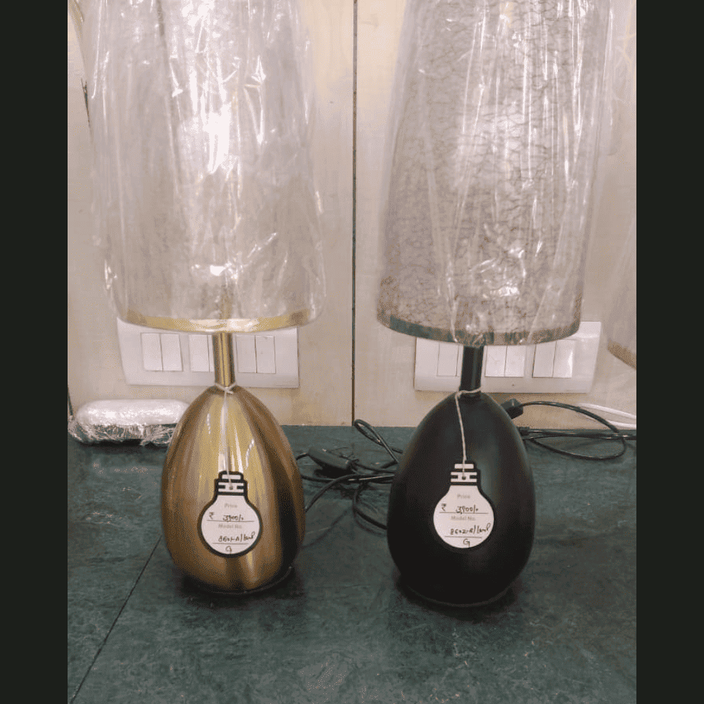 Table Lamps Lighting Evans, Teardrop Brushed Nickel Contemporary Cylinder drum shades (Wood Brown)