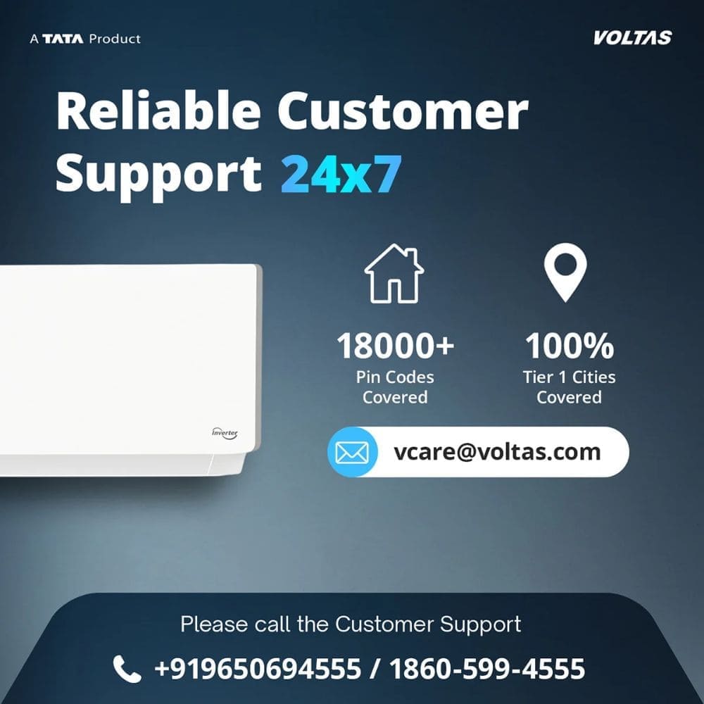 Voltas 2 Ton 5 Star Inverter Split AC (SAC 245INV VECTRA PLUSH, 6200W)