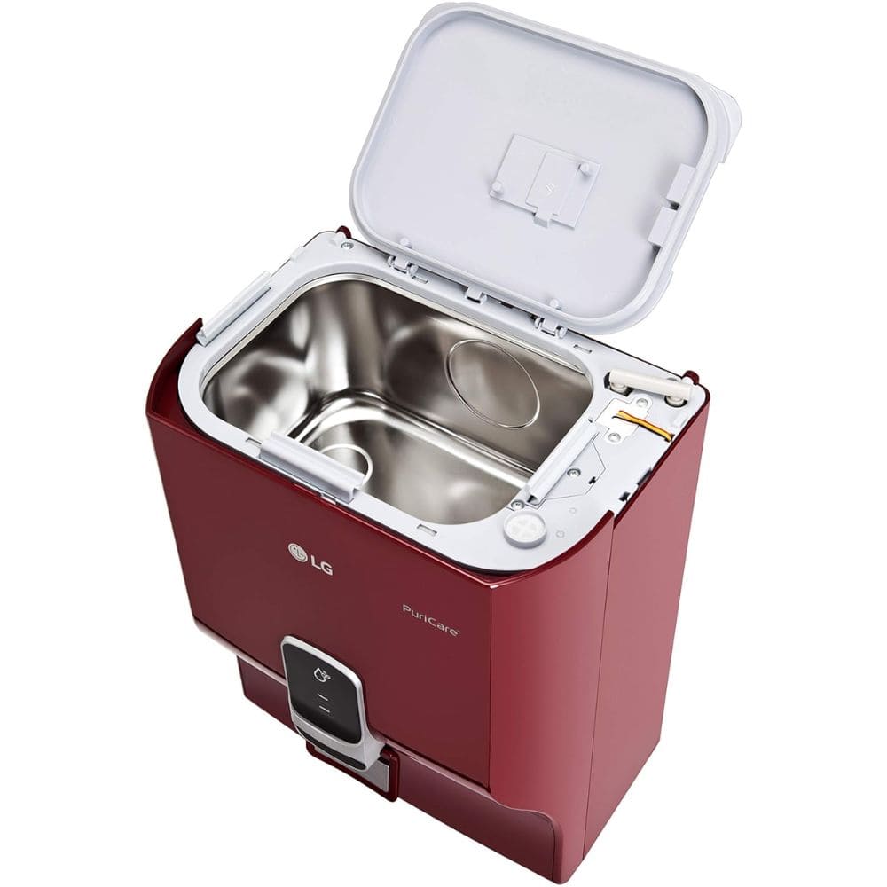 LG WW140NPR, 8 Litres RO+UV Stainless Steel Tank Wall Mountable Water Purifier, Red