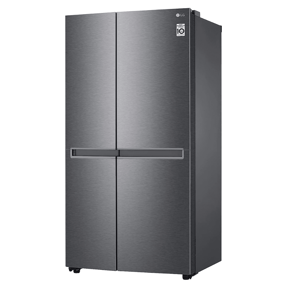 LG 688 Ltrs 5 Star Smart Frost Free Side by Side Refrigerator (GC-B257KQDV, Graphite Steel)