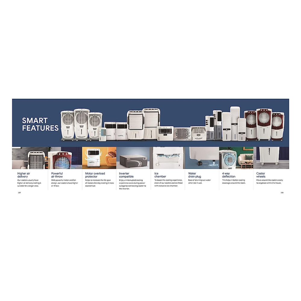 Crompton 100 Litres Desert Air Cooler (OPTIMUS 100)