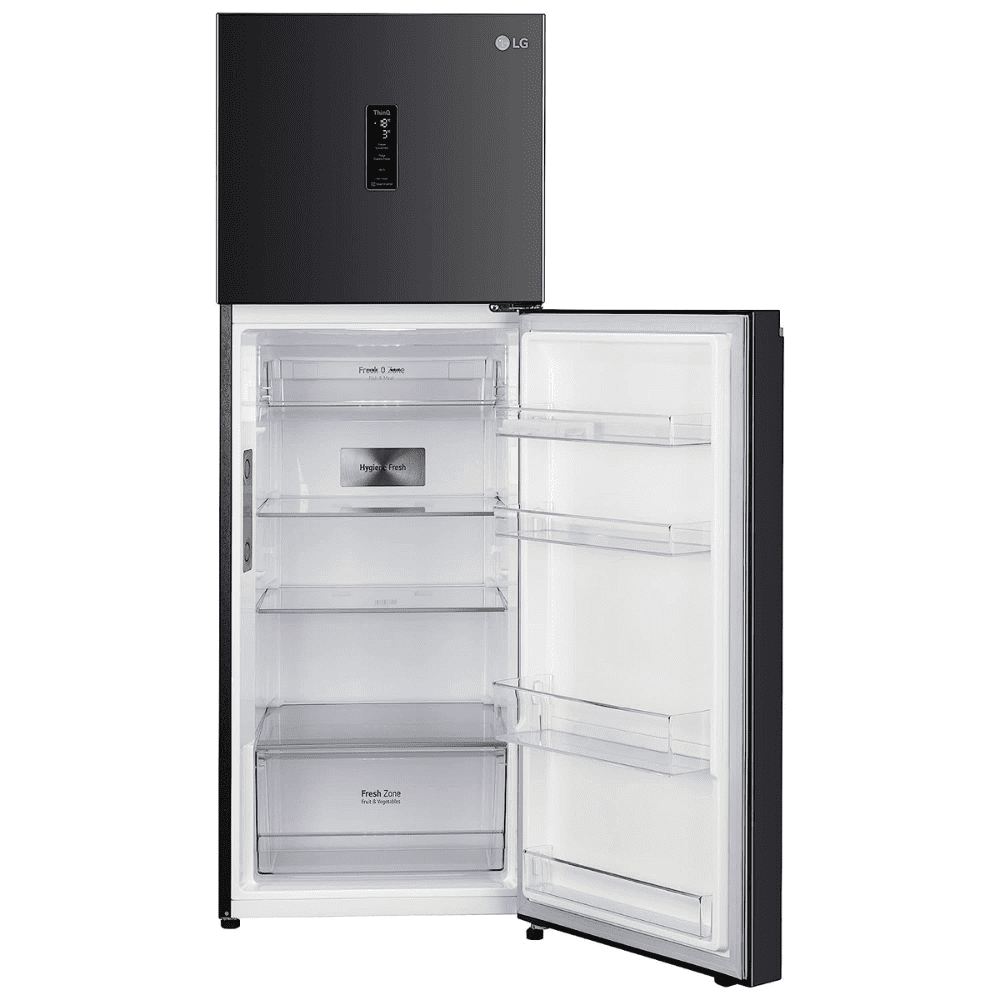 LG 360 Ltrs 3 Star Smart Wi-Fi +Inverter Frost Free Double Door Refrigerator (GL-T382VESX, Ebony Sheen)