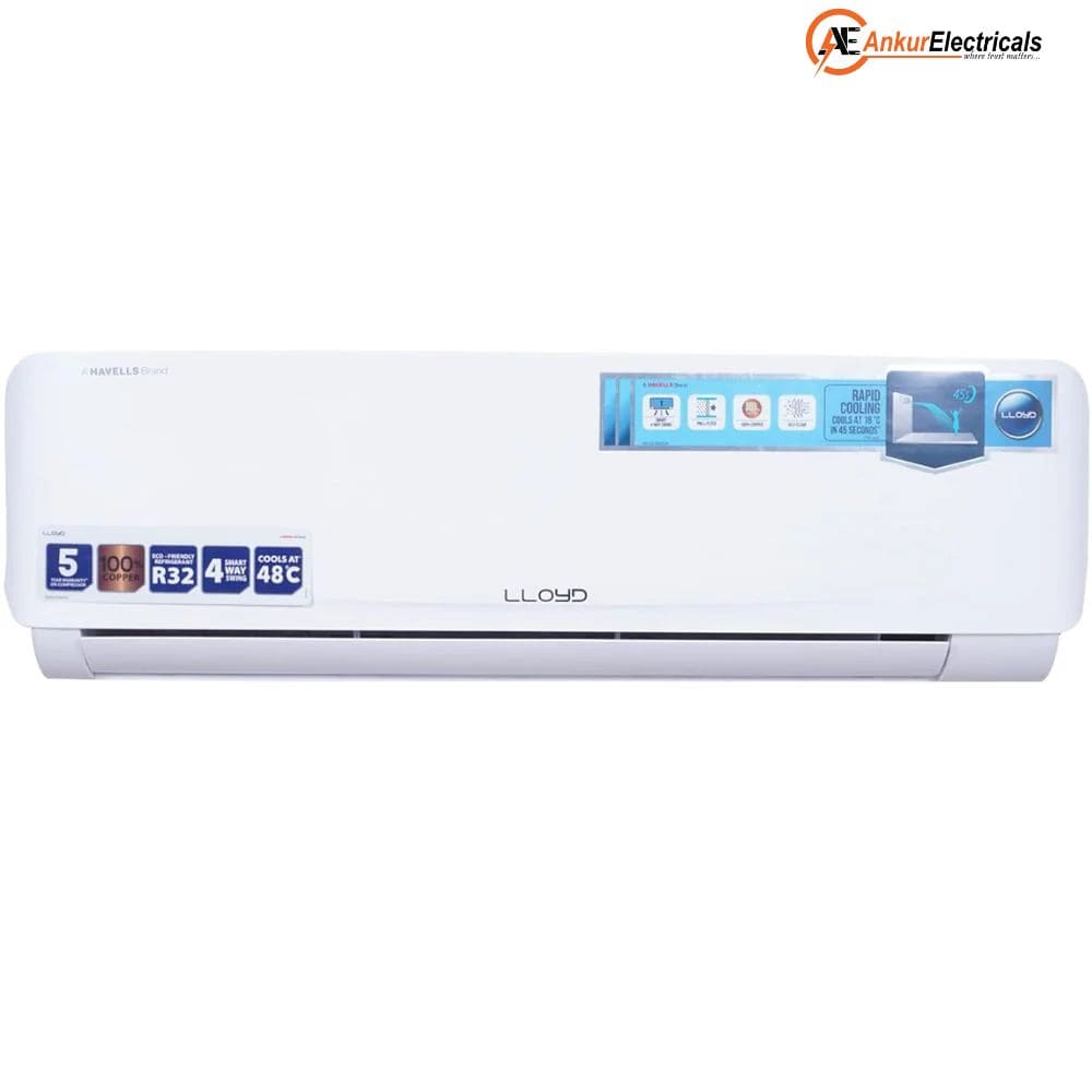 Lloyd 1.0 Ton 3 Star Fixed Speed Split Air Conditioner (GLS12C3XWADS)
