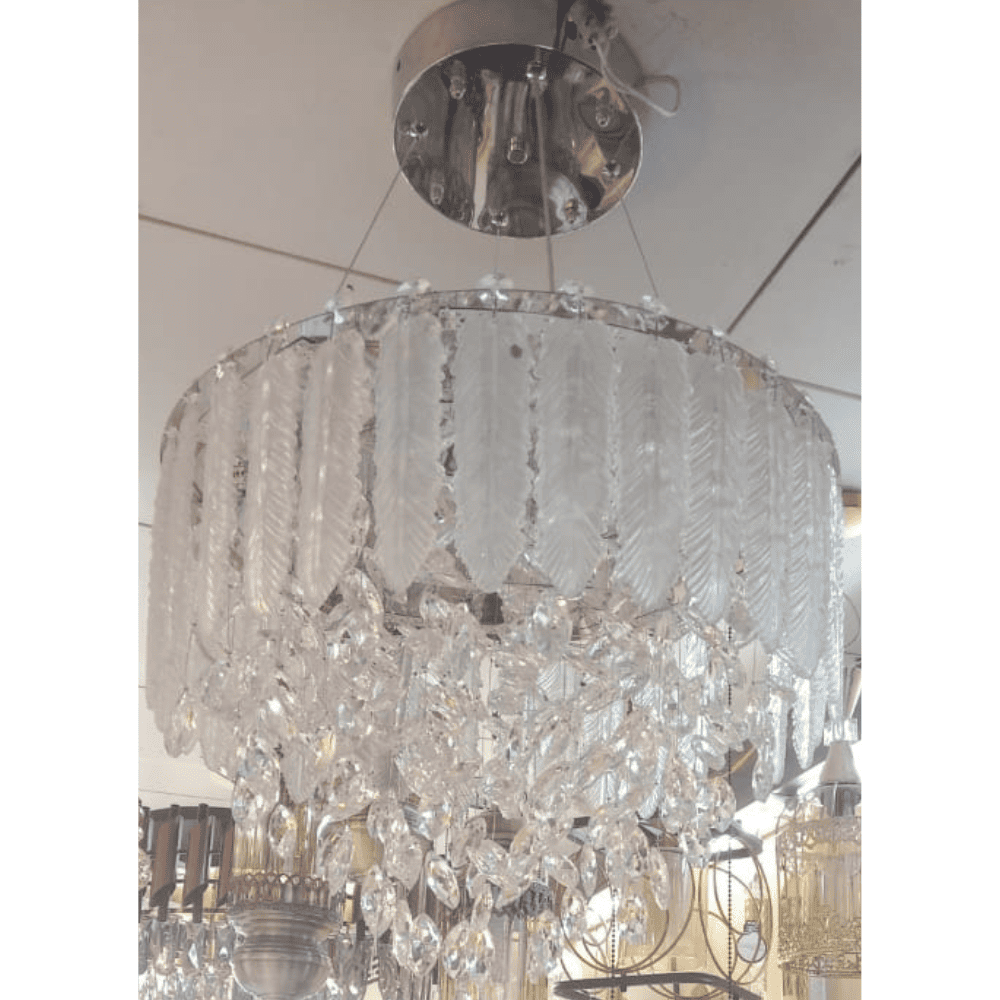 Ceiling Chandelier Golden Finish Hanging Light for Home (Golden)