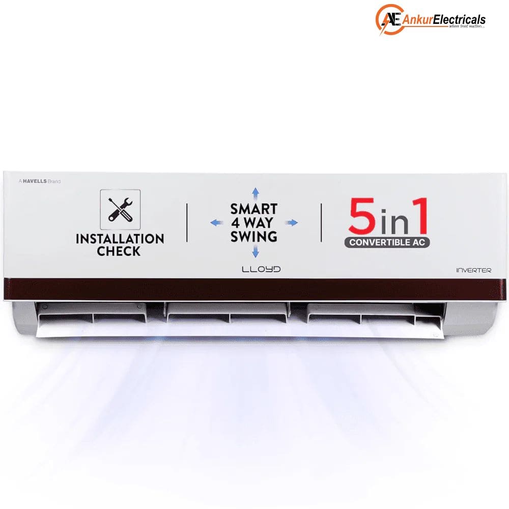 Lloyd 1.5 Ton 5 star Inverter Split Air Conditioner (GLS18I5KWEGW)