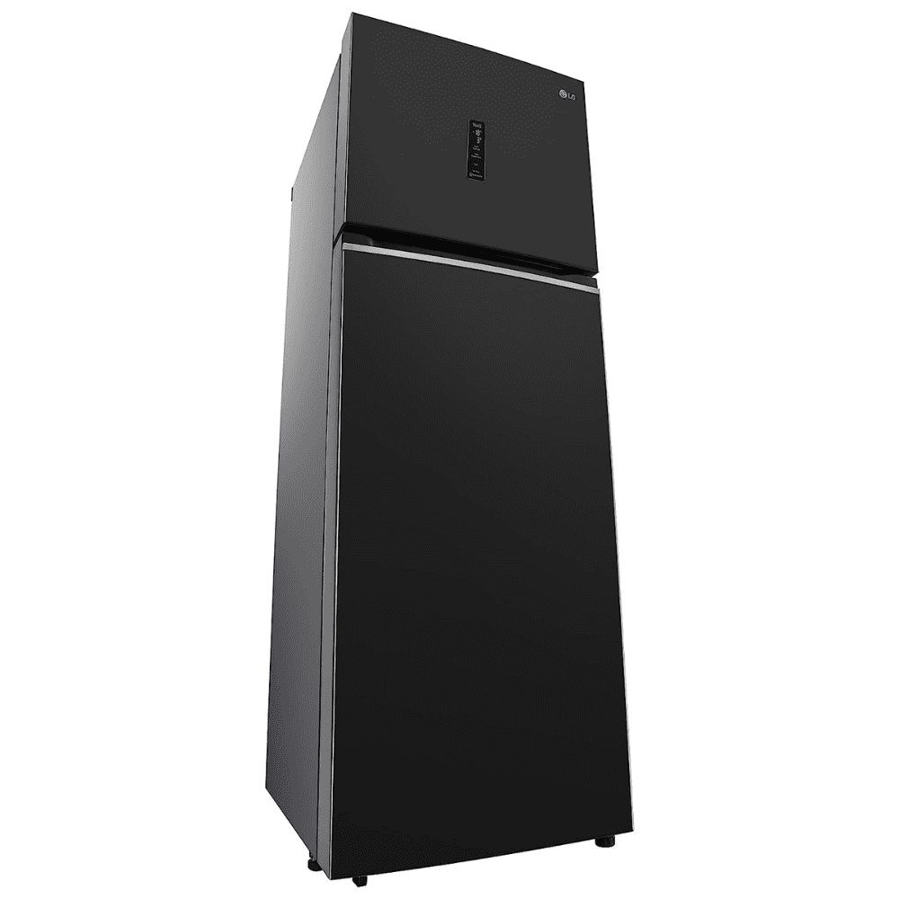 LG 360 Ltrs 3 Star Smart Wi-Fi +Inverter Frost Free Double Door Refrigerator (GL-T382VESX, Ebony Sheen)