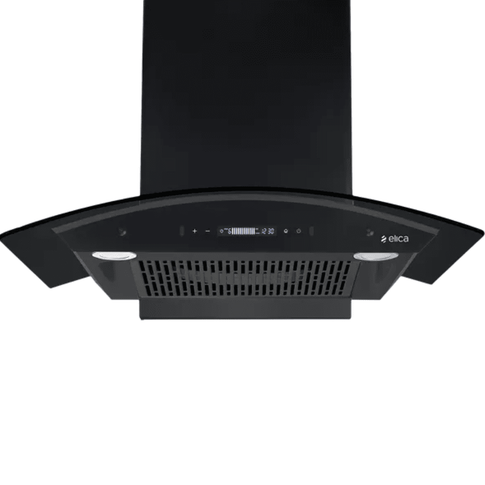 Elica FLCG LTW 750 HAC MS NERO, 75 cm 1400m3/hr Ducted Wall Mounted Chimney (Black)
