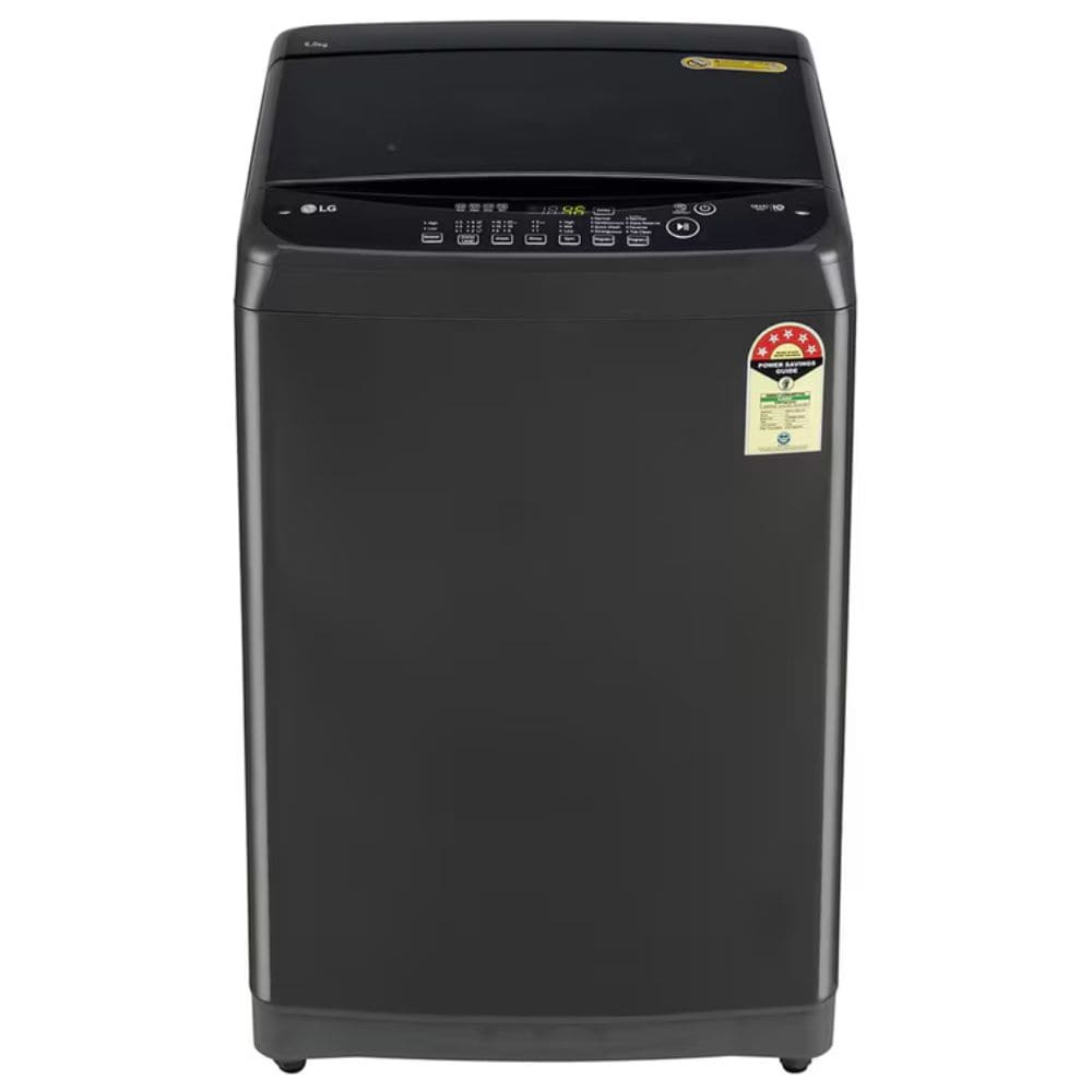 LG 8 Kg 5 Star Fully-Automatic Top Load Washing machine (T80SPMB1Z, Middle Black)