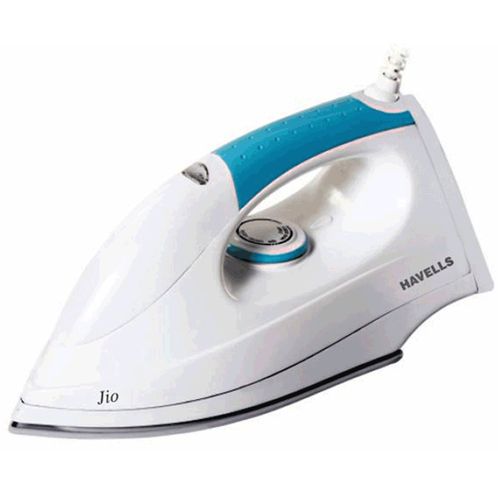 Havells GHGDIAEB100 JIO, 1000 Watts Dry Iron with Plastic body (Green)