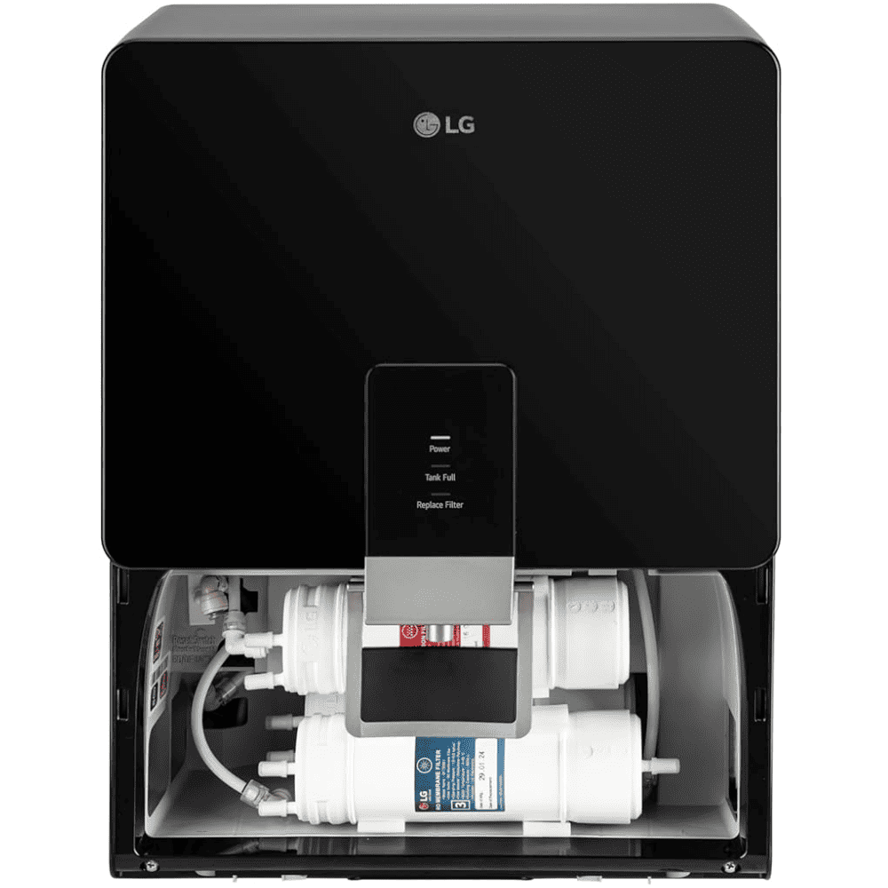 LG 8 Ltrs Storage, RO+STS Digital Sterilizing Care Water Purifier (WW136RTNB,Black)