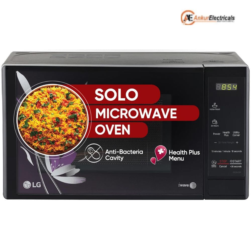 LG 20 Ltrs Solo Convection Microwave Oven All in One Charcoal (MS2043BP,Black)
