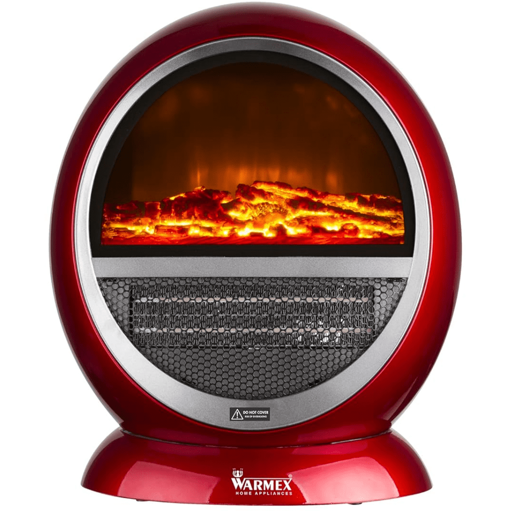 Warmex 1500 Watts Bonfire PTC Room Heater (Red & Silver)