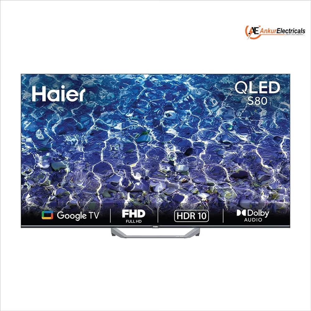 Haier H32S80FFX, 32 Inches Full HD QLED Smart TV, Grey