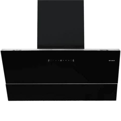 Faber APEX FL HC SC BK 90, 90 cm 1500 m3/hr Heat Auto Clean Electric Kitchen Chimney, Touch and gesture control Filterless (Black)