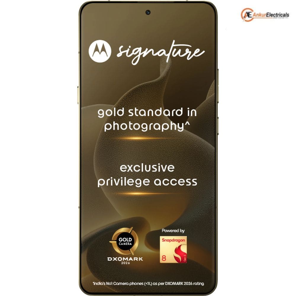 Motorola Signature 12GB/256GB, 5G with Camera Control Android Phone (Available in Multi Colour)