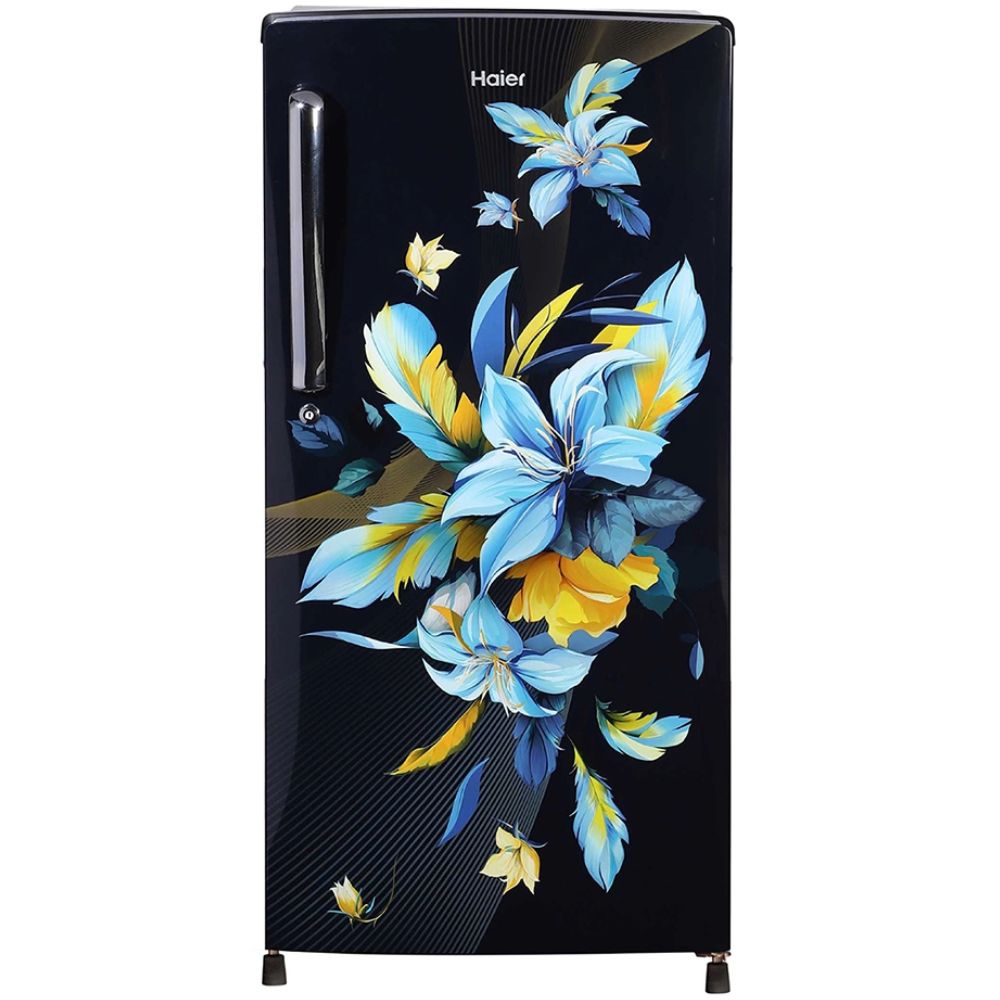 Haier 185 Ltrs 2 Star Inverter Direct Cool Single Door Refrigerator (HRD-2062CKO, Black)