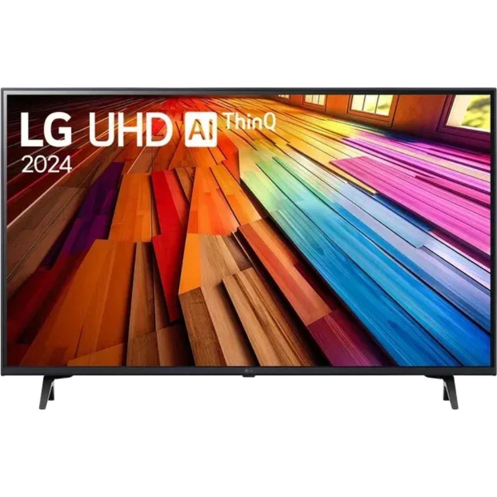 LG 75UT80406LA, 75 Inches 4K Ultra HD AI UT80 Smart LED TV, Black
