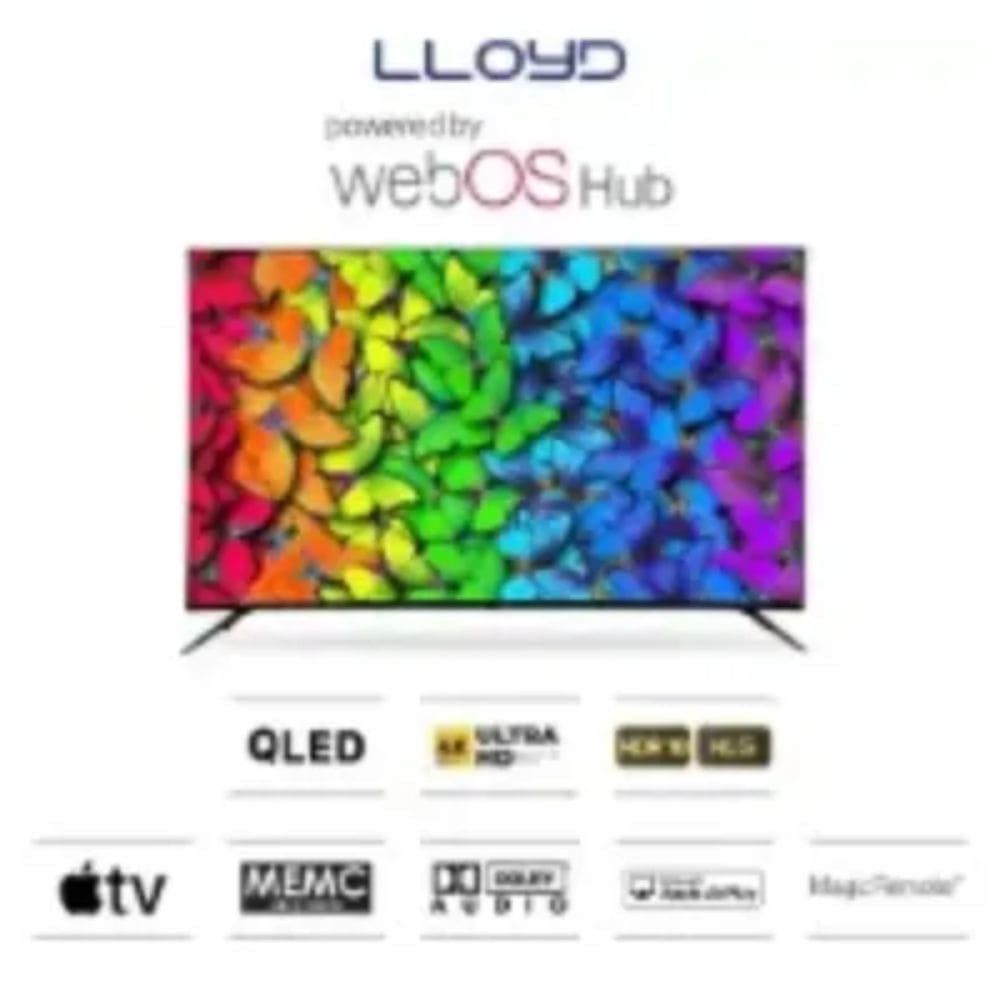 Lloyd 32WS500G, 32 Inches HD Smart QLED TV, Black