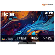 Haier H65C90EUX, 65 Inches 4K Ultra HD OLED TV, Crystal Black
