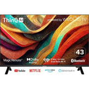 Aisen A43UDS966, 43 Inches Full HD Smart LED TV, Black