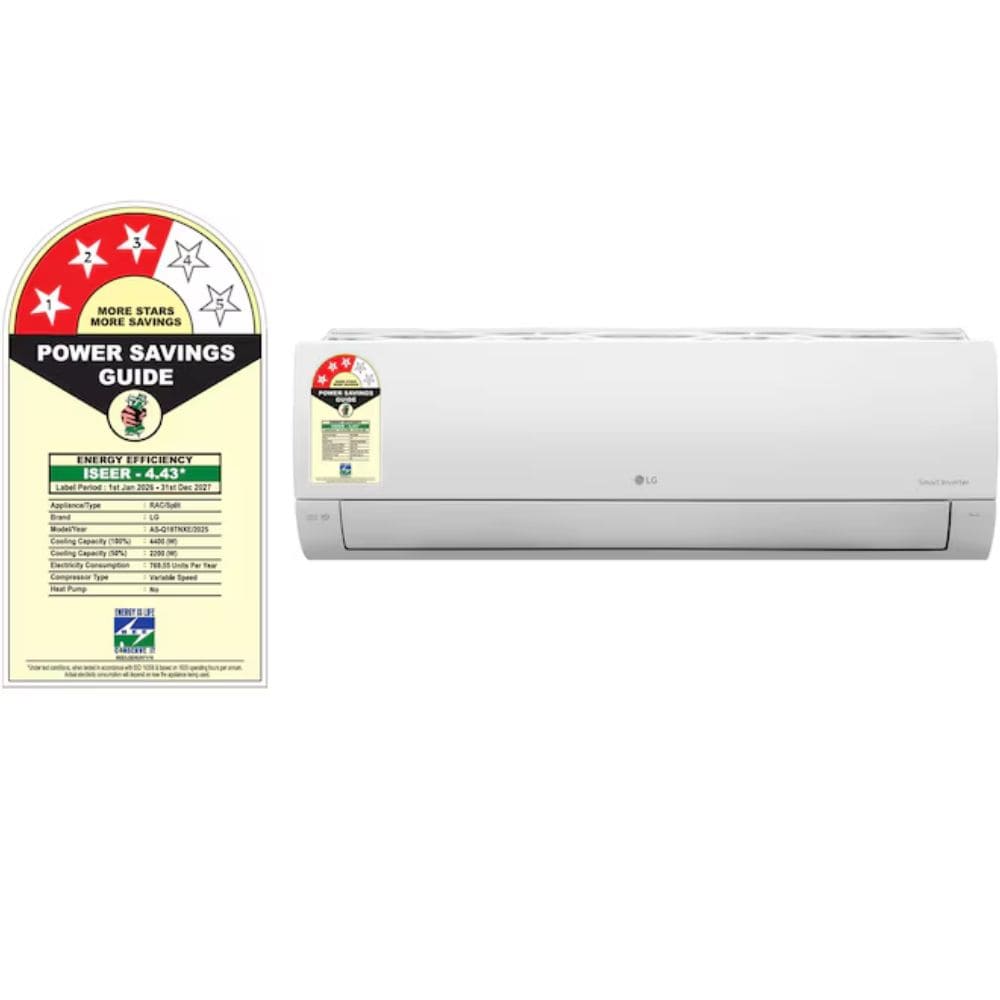 LG 1.5 Ton 3 star Inverter Split Air Conditioner (AS Q18TNXE.ANLG) 2026 model