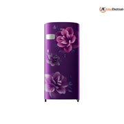 Samsung 183 Ltrs, 1 Star Digital Inverter, Direct Cool Single Door Refrigerator (RR19H2YC1CR, Red, Camellia Plum)