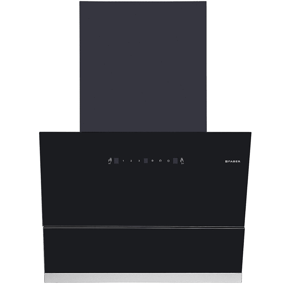 Faber Hood apex FL HC SC,  60 cm 1500 m3/hr angular Kitchen Chimney (Black)