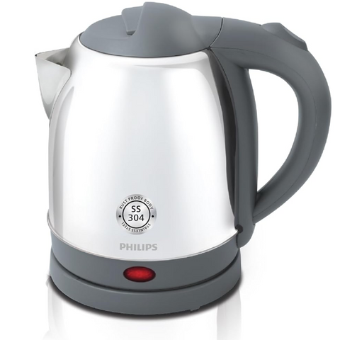 Philips HD9363/02, 1800 Watts 1.2 Litres Stainless Steel Electric Kettle (Silver&Black)