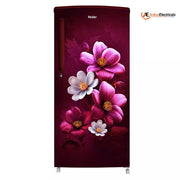 Haier 185 Ltrs, 1 Star Direct Cool Single Door Refrigerator (HRD 2061SRAA N, Red Anemone)