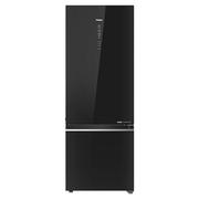 Haier 325 Ltrs 3 Star Inverter Frost Free Double Door Refrigerator (HRB-3753PKG-P, Black)